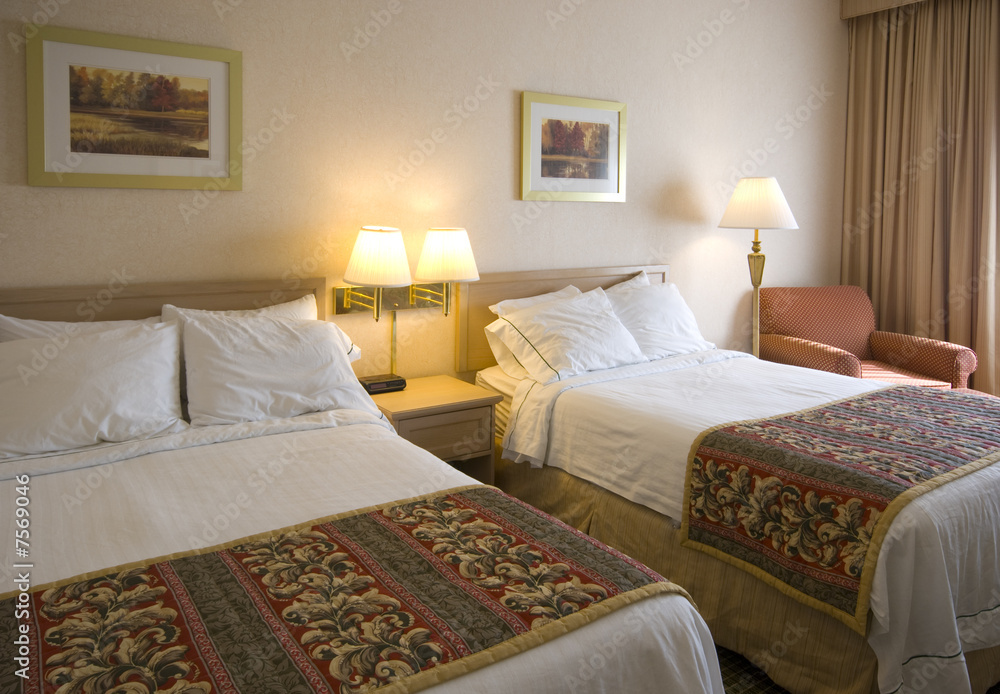 Generic Room A generic hotel room Stock Photo | Adobe Stock