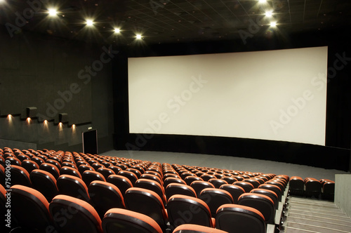 cinema screen and seats