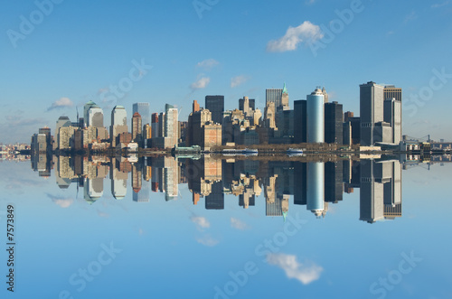 panorama of manhattan, new york photo