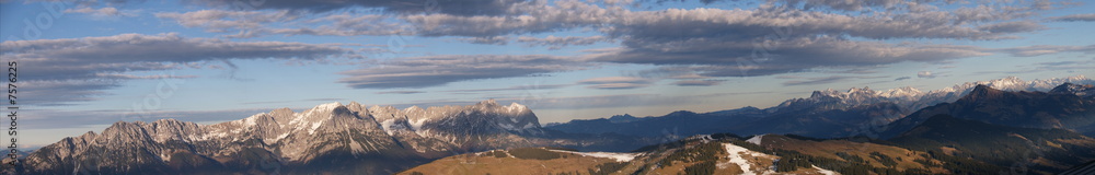 Austrian Alps mountain panorama