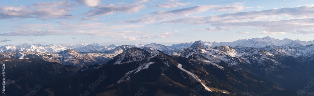 Austrian Alps mountain panorama