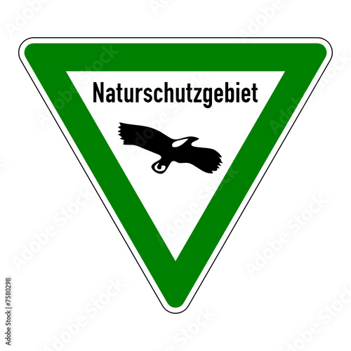 schild naturschutzgebiet photo