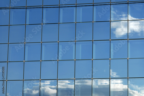 Modern windows, close-up