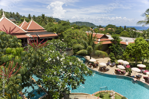 tropical resort