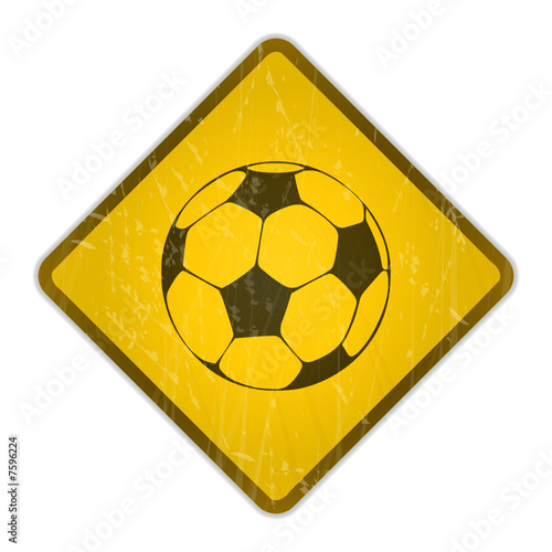 schild fussball