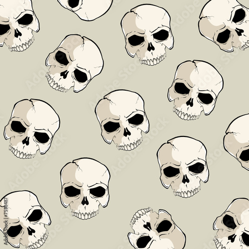Skulls pattern