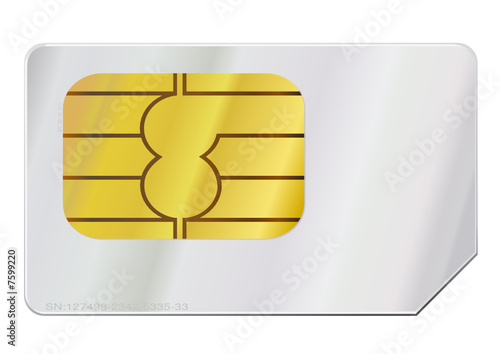 Carte SIM (détouré)