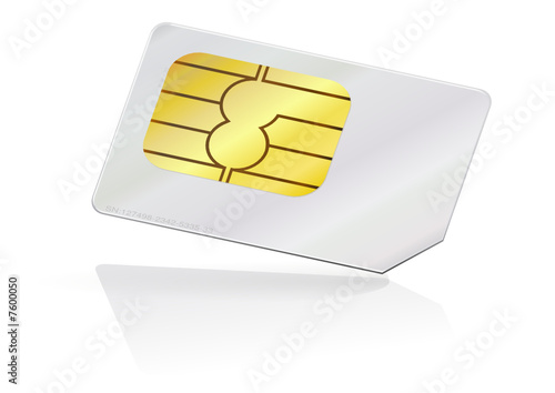 Carte SIM (reflet)