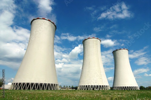 Cooling towers in power plant Detmarovice (Czech Republic)