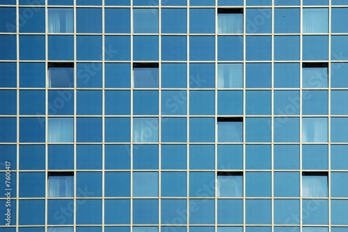 Modern office building - glass facade fragment