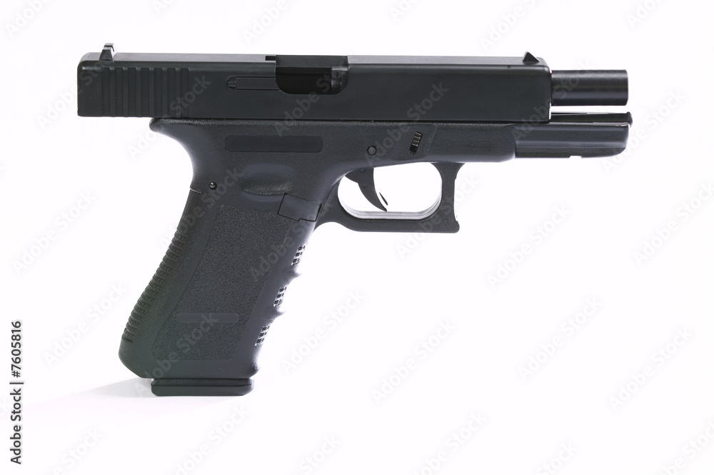 Pistol on White Pistol on White