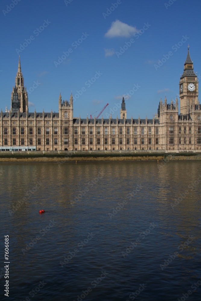 Fototapeta premium Big Ben and houses of Parliament, London