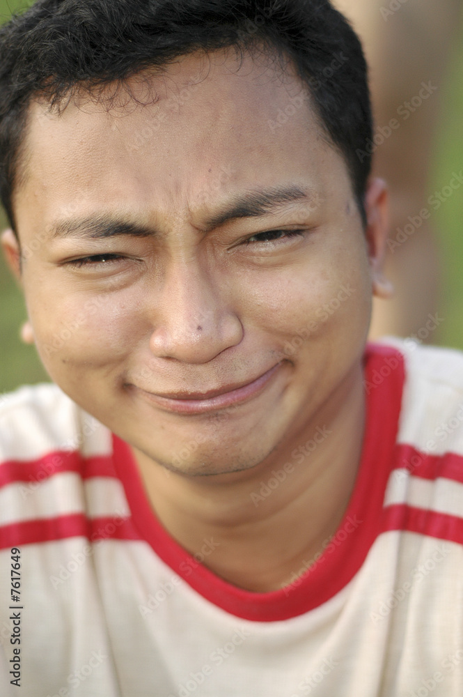 Fototapeta premium Weird funny face