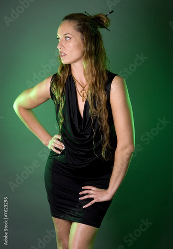 model wearing dress © Zdenka Darula