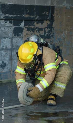 Firefighter in Training