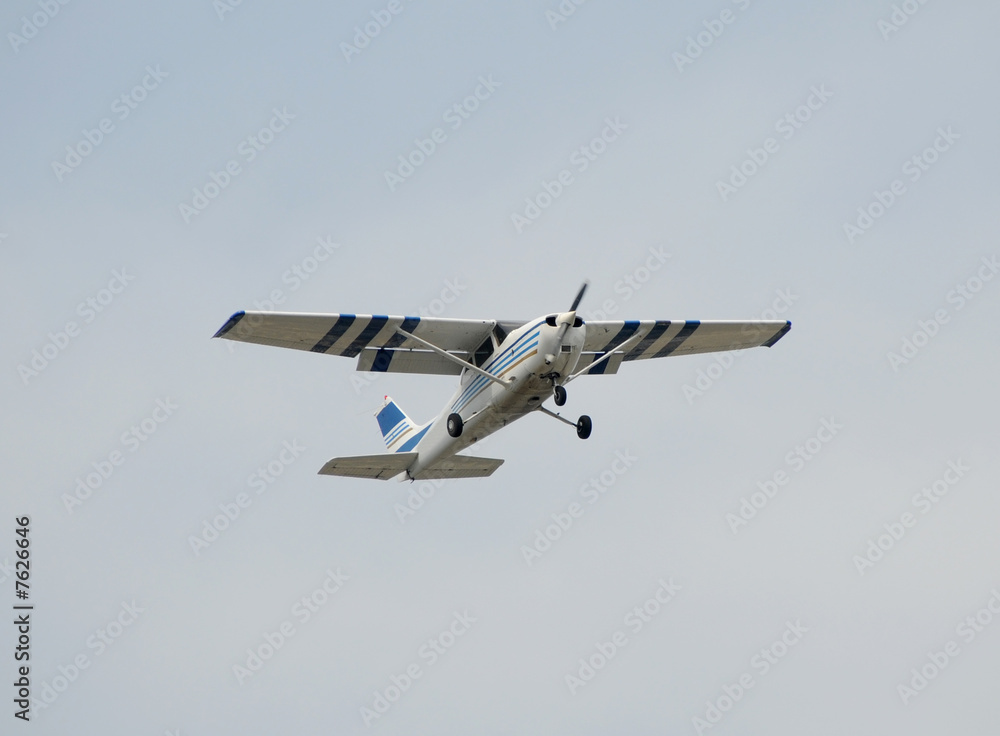 Small private airplane Small private airplane