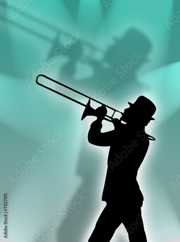 Suonatore di trombone photo
