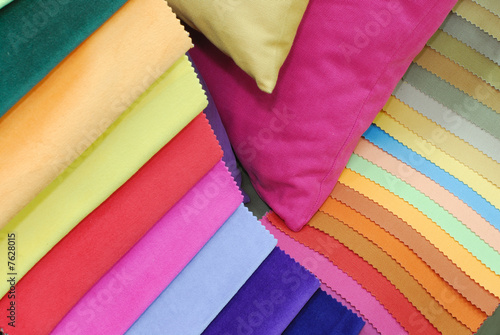 Colorful fabrics