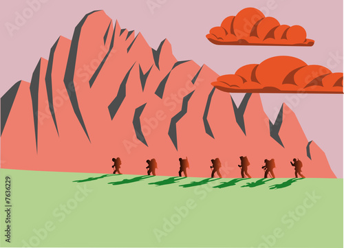 Trekking tra i monti