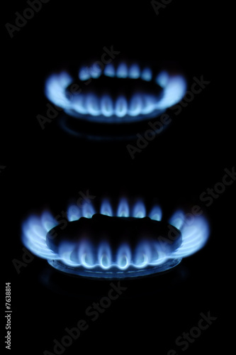 Gas flames