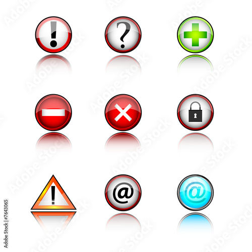 Plakat w ramie Icons