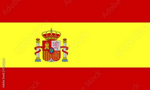spanien fahne spain flag photo