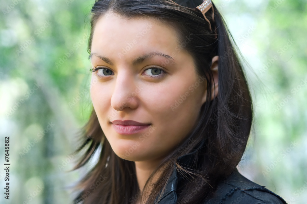 Portrait of a beautiful young woman Portrait of a beautiful young woman