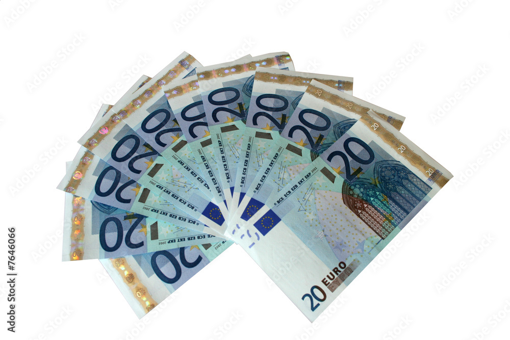 twenty euro notes twenty euro notes
