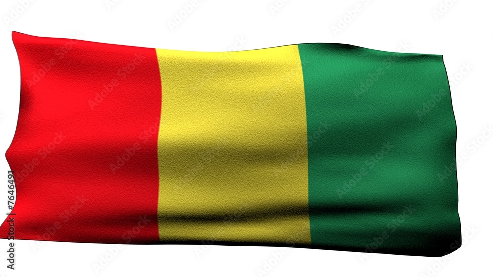 Guinea flag bg