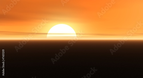Fototapeta Naklejka Na Ścianę i Meble -  african sunset
