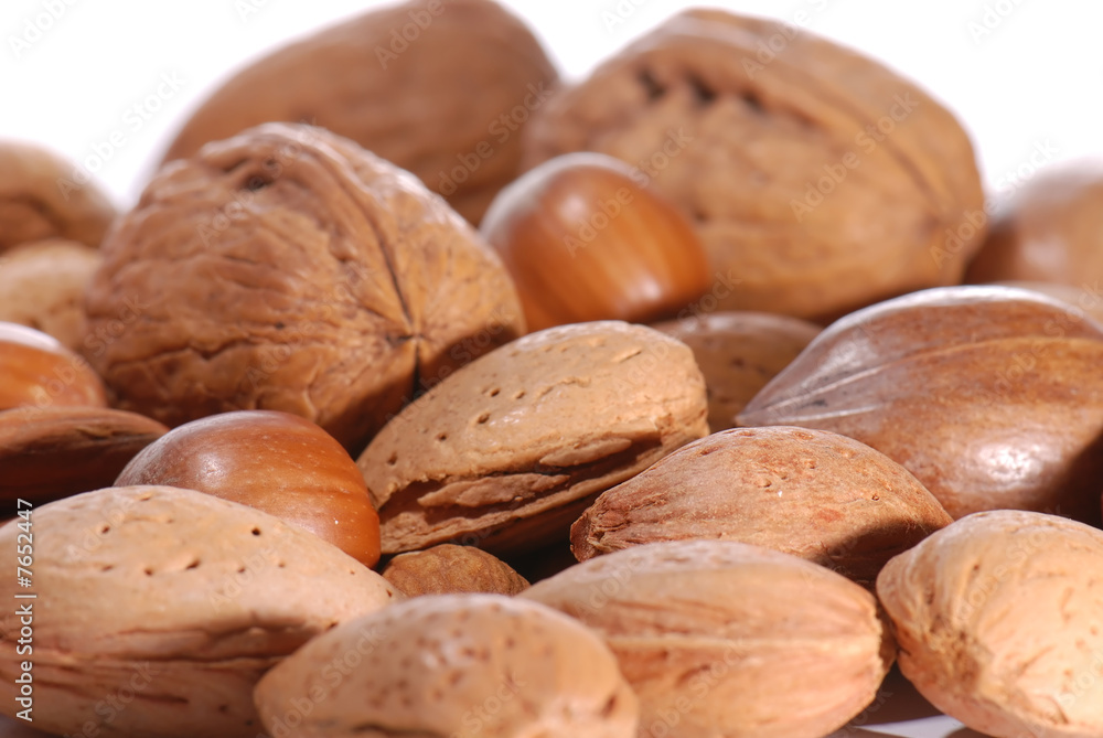 Mix of nuts in close-up Mix of nuts in close-up