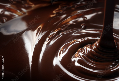 chocolate flow Fototapeta