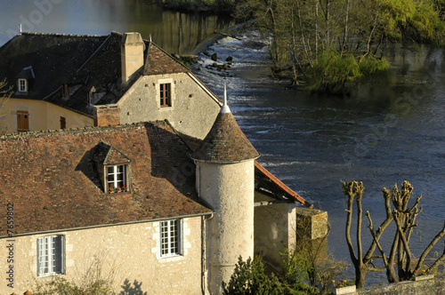 angle sur l'anglin photo