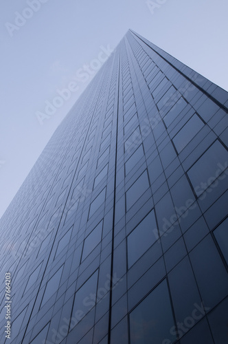 Skyscraper and the blue sky