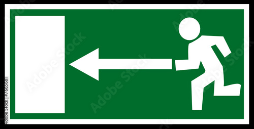 a0211 - Panneau information SORTIE DE SECOURS