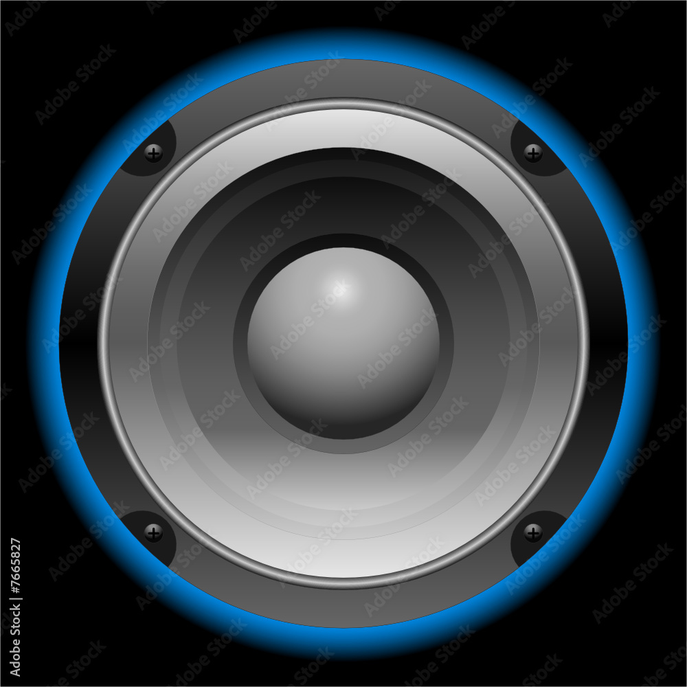 Leuchtende Bassbox