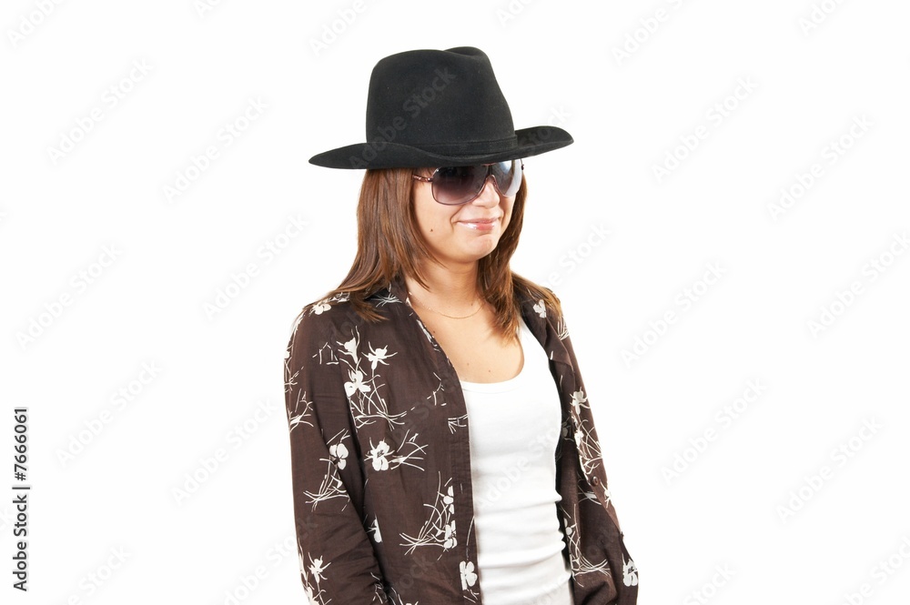 girl in cowboy's hat girl in cowboy's hat