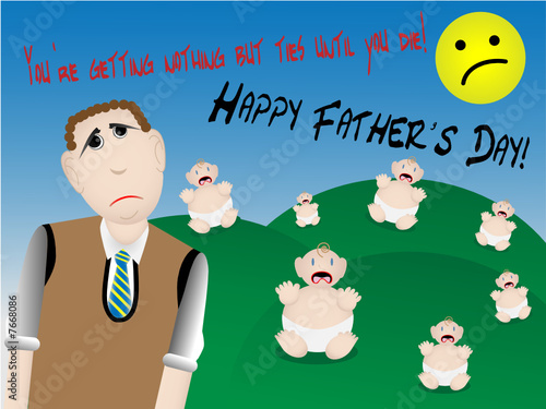 Father's Day with too many babies