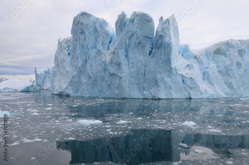 Gletscherwand in der Antarktis