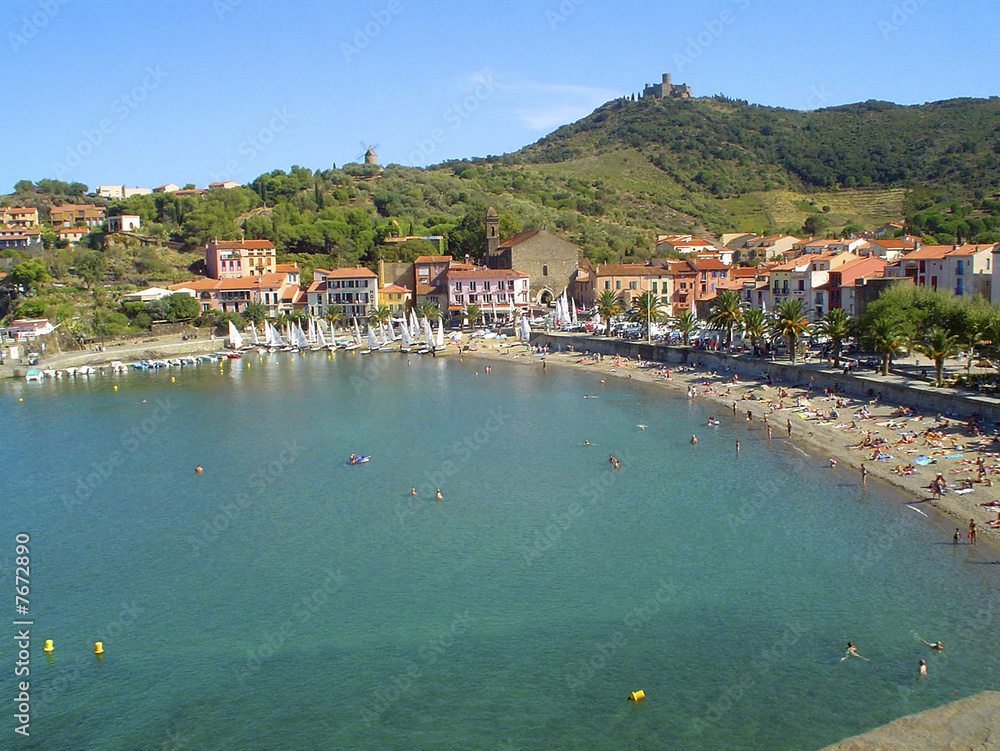 Bay of Collioure - french Pyrenees - Vermeille coast