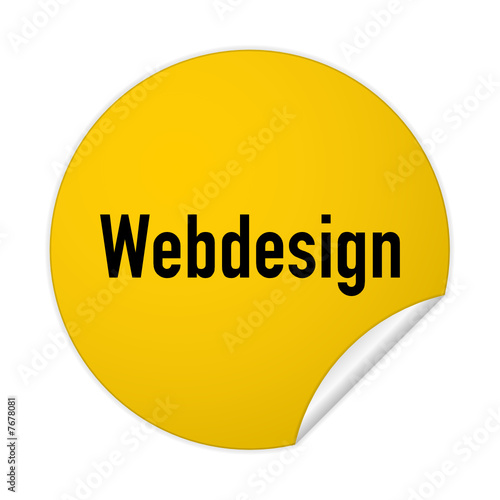 aufkleber webdesign