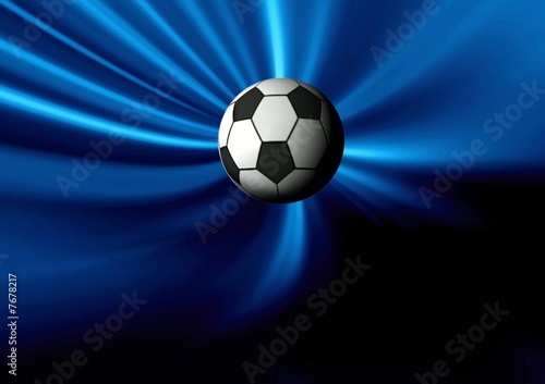 Football. Space abstract