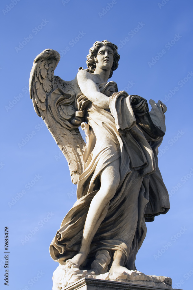 Castel Saint Angelo Angel in Rome, Italy. Castel Saint Angelo Angel in Rome, Italy.