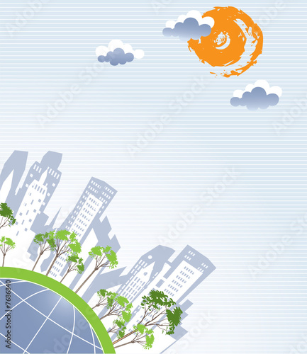 Abstraction on Earth theme