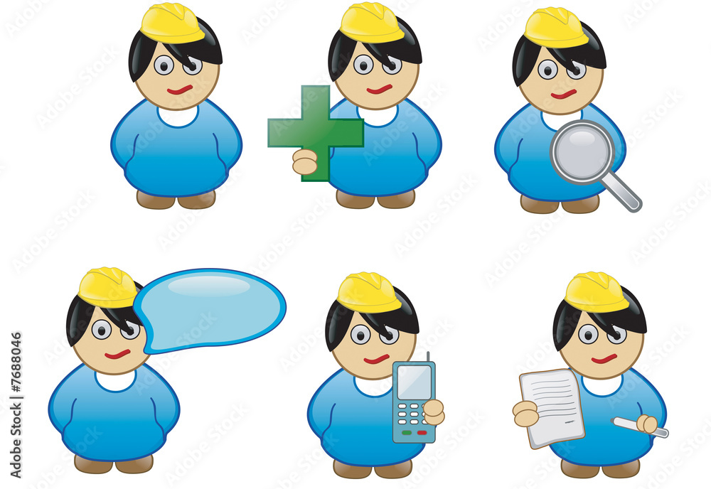 icons männchen Stock Illustration | Adobe Stock