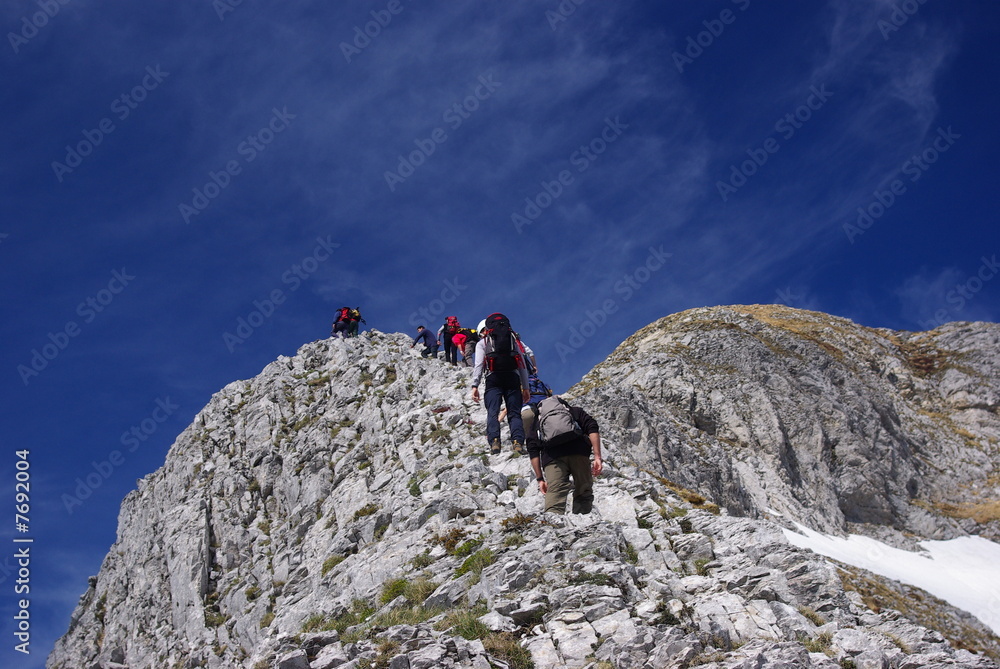 Pania della Croce: Cresta est 