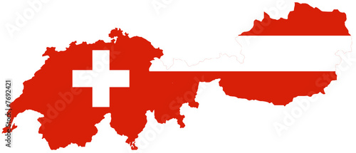 carte autriche suisse 