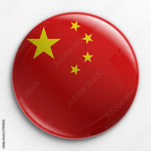 Badge - Chinese flag