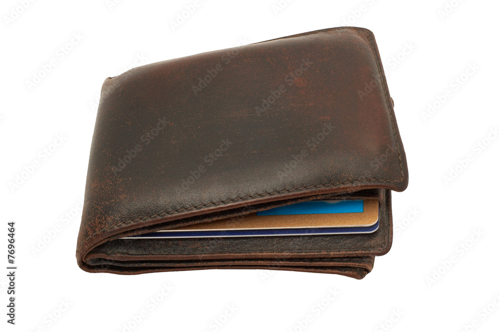 wallet with credit cards isolated with path wallet with credit cards isolated with path