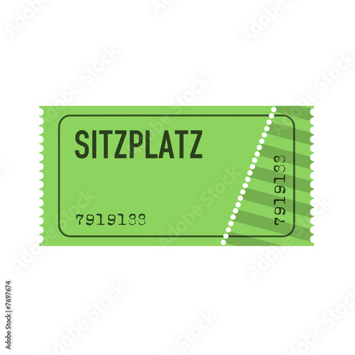 karte sitzplatz